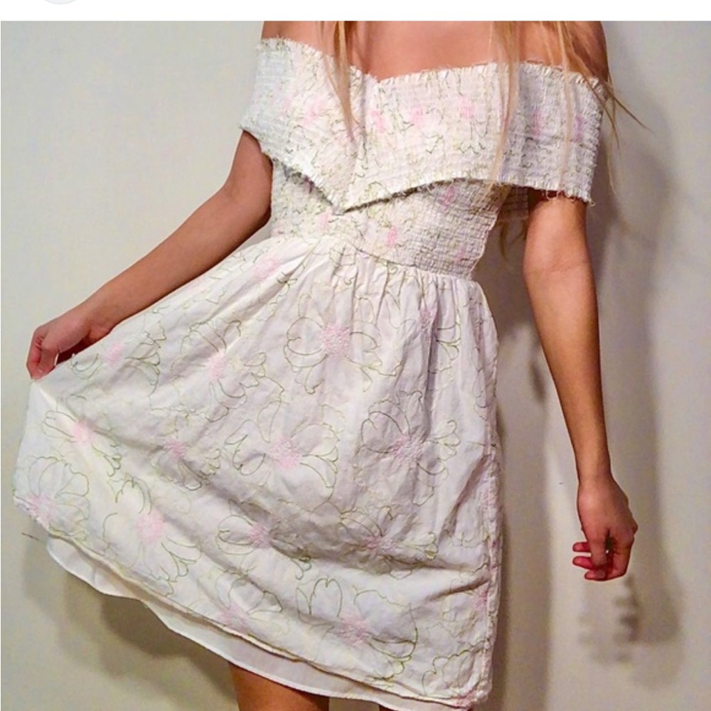 Endless Rose Off The Shoulder Ruched Dress - Picture 5 of 5
